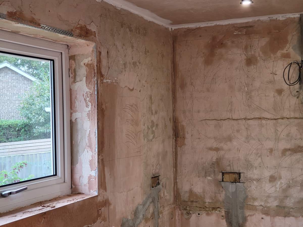 plastering-before